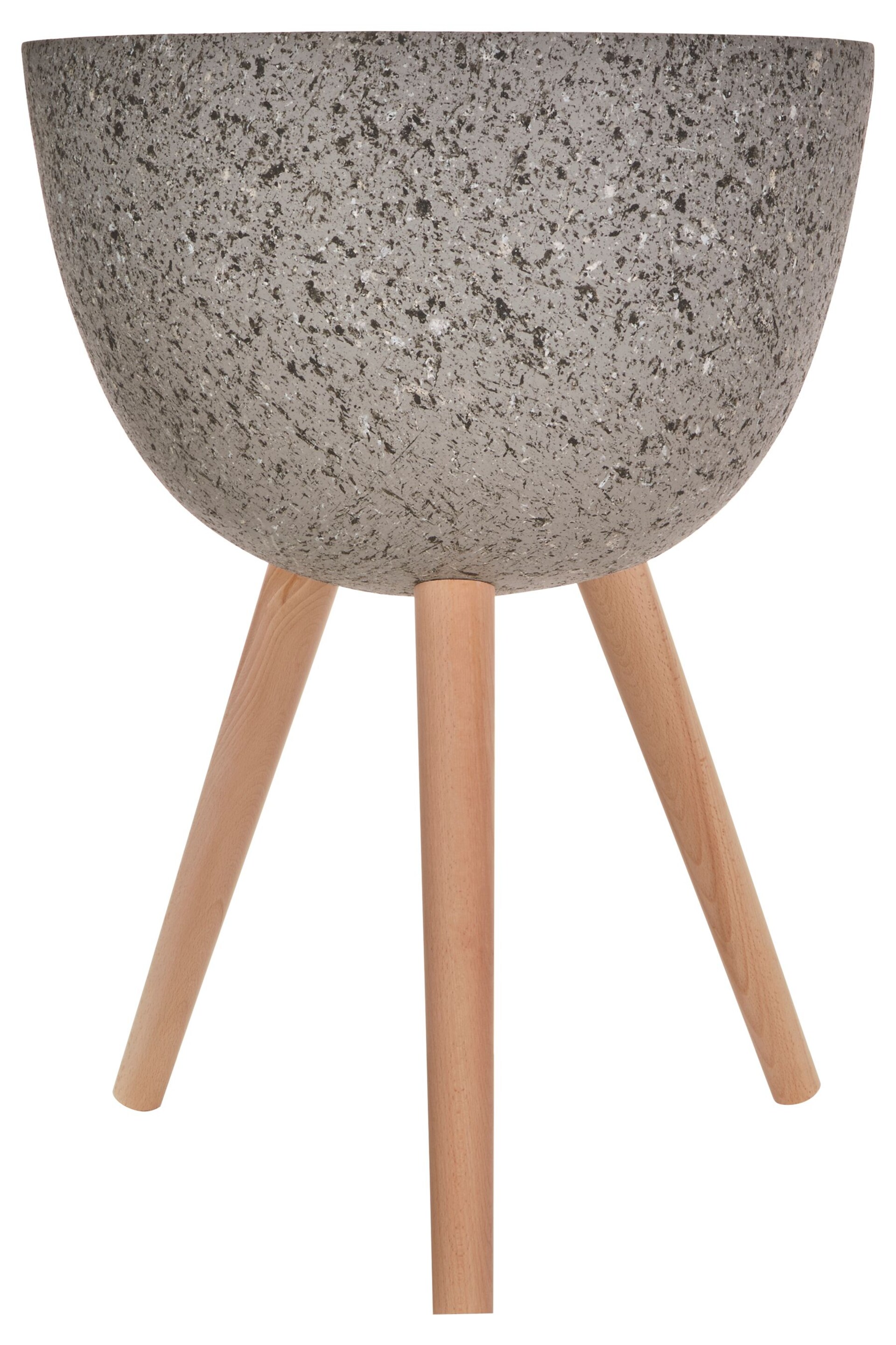 Fifty Five South Dark Grey Darnell Large Speckled Planter - Image 2 of 4