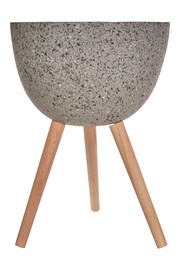 Fifty Five South Dark Grey Darnell Large Speckled Planter - Image 3 of 4