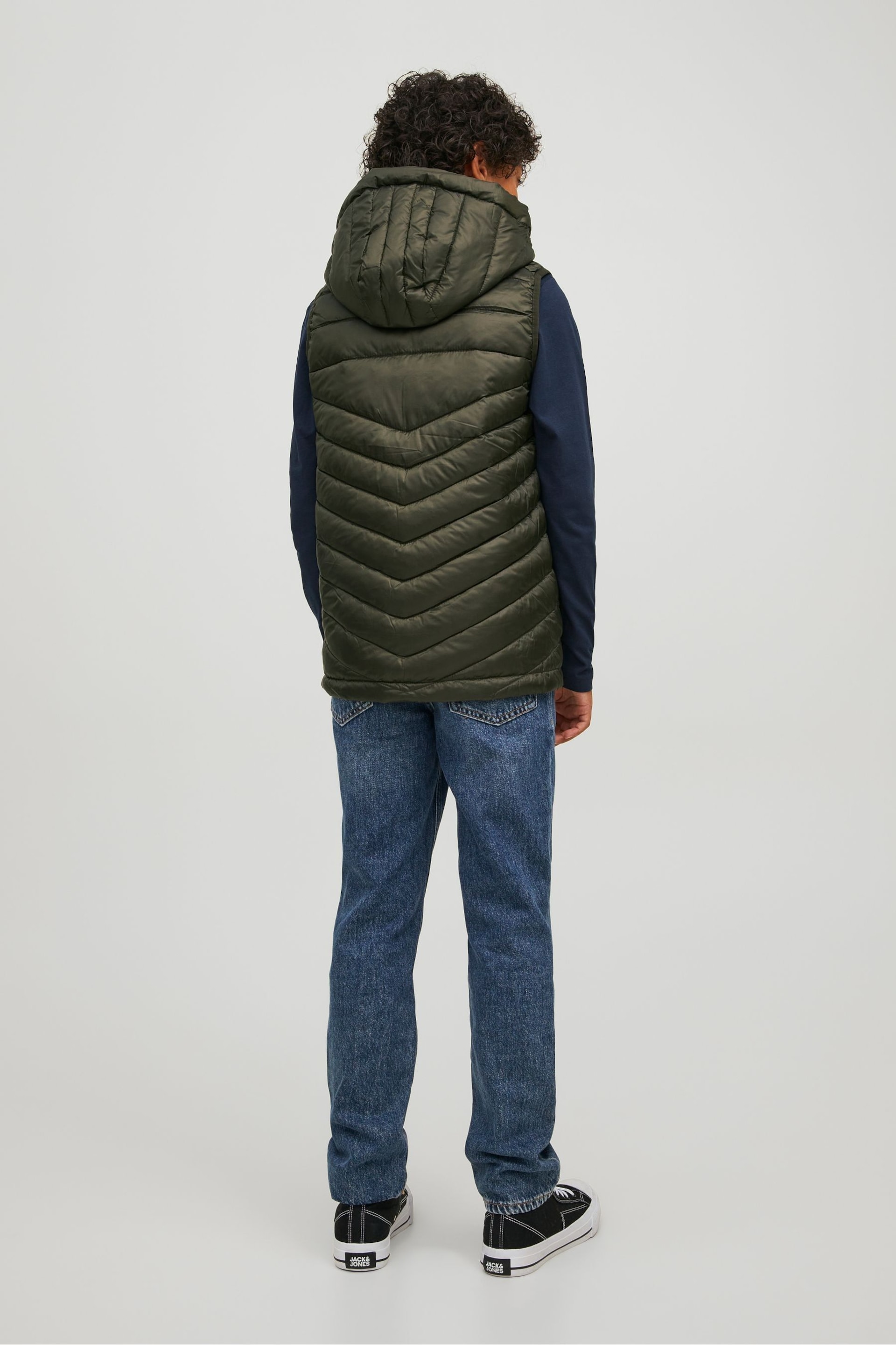 Padded Hooded Gilet - Image 3 of 8