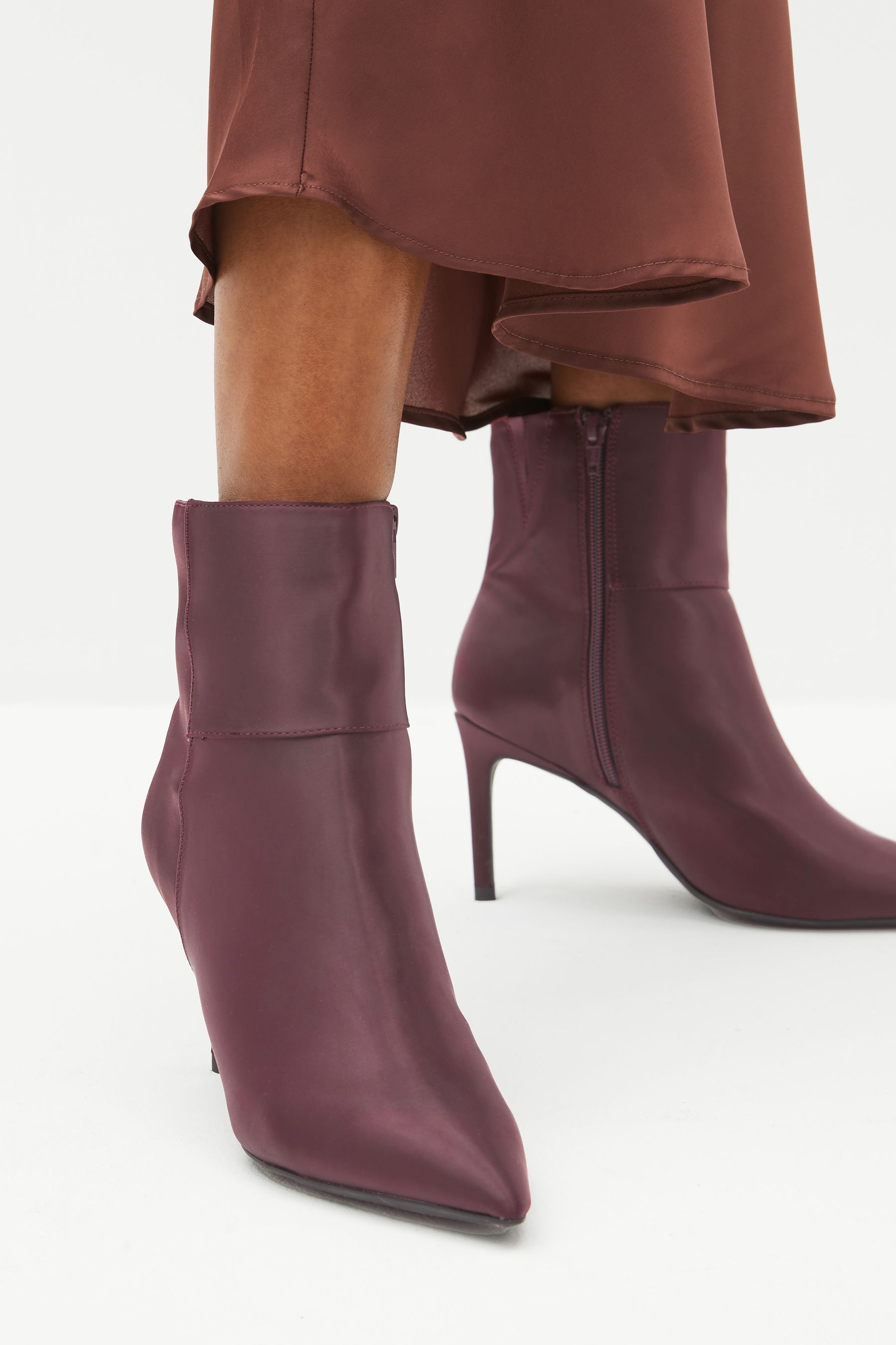 Next heeled ankle boots 2025