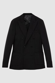 Atelier Cashmere Slim Fit Double Breasted Blazer - Image 2 of 8