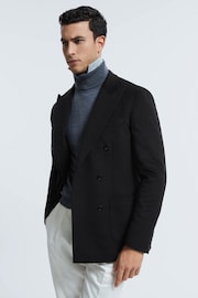 Atelier Cashmere Slim Fit Double Breasted Blazer - Image 6 of 8