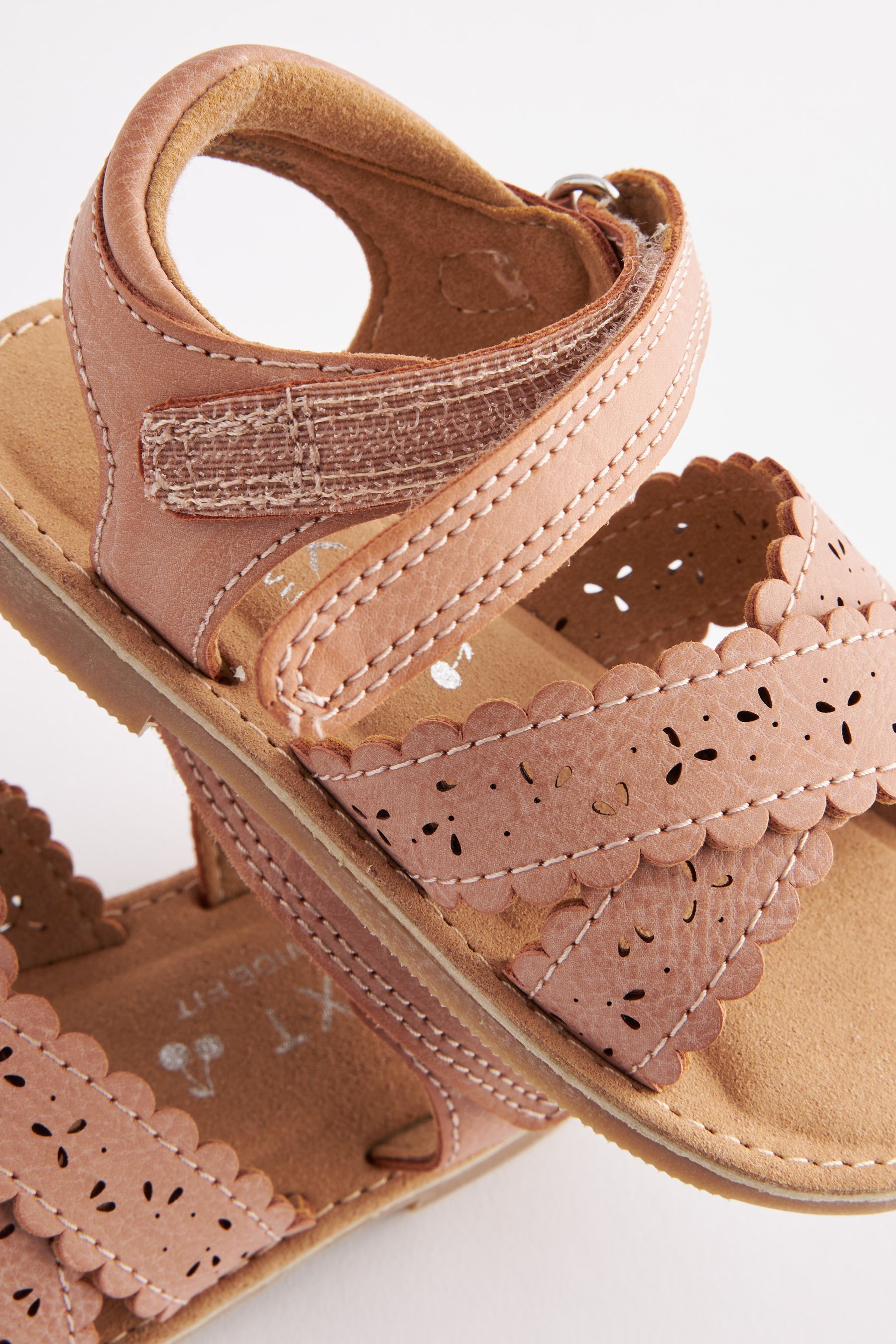 Buy Tan Brown Standard Fit F Cross Strap Sandals from Next Luxembourg