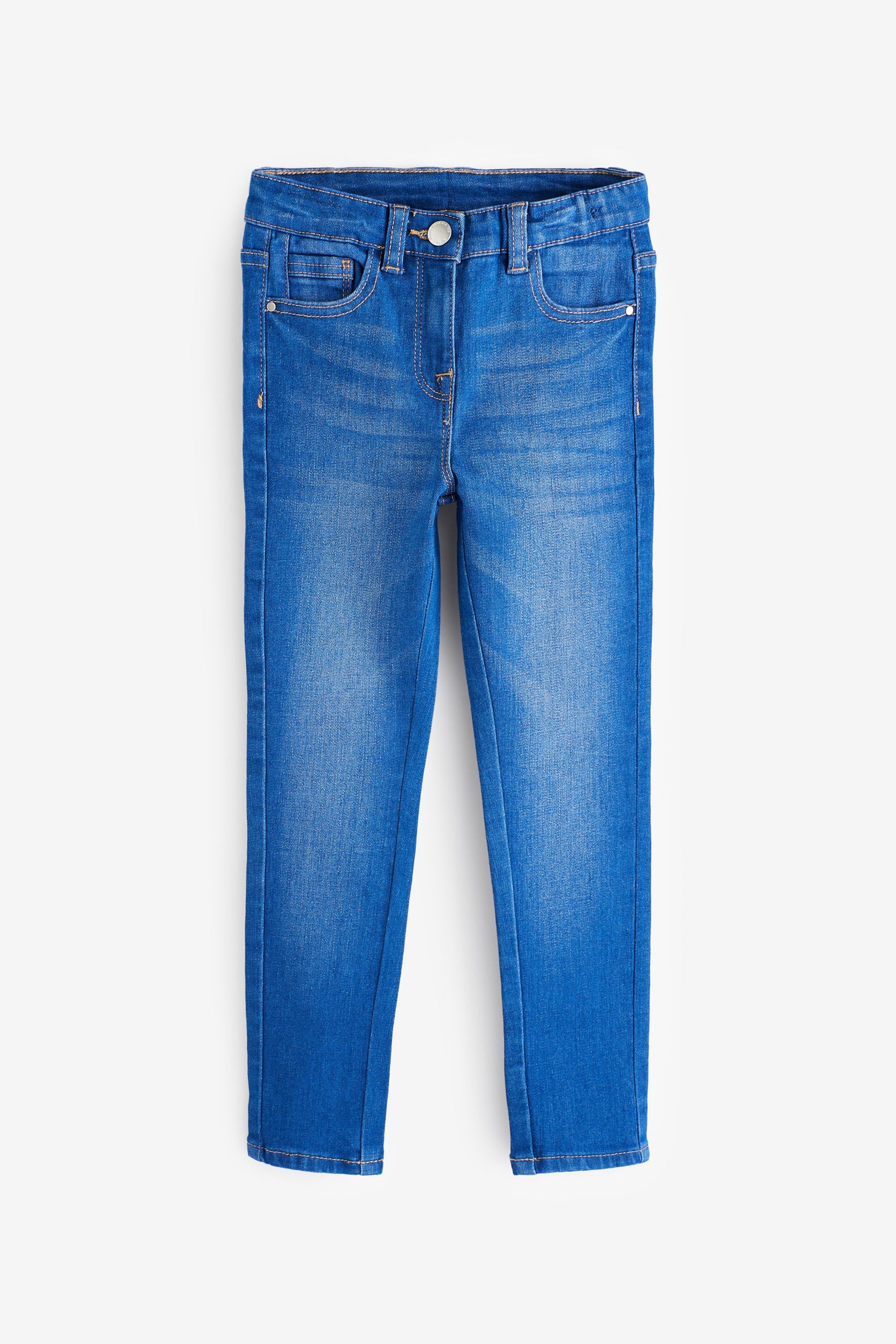 Bright Blue Slim Fit Skinny Jeans (3-16yrs) - Image 1 of 2