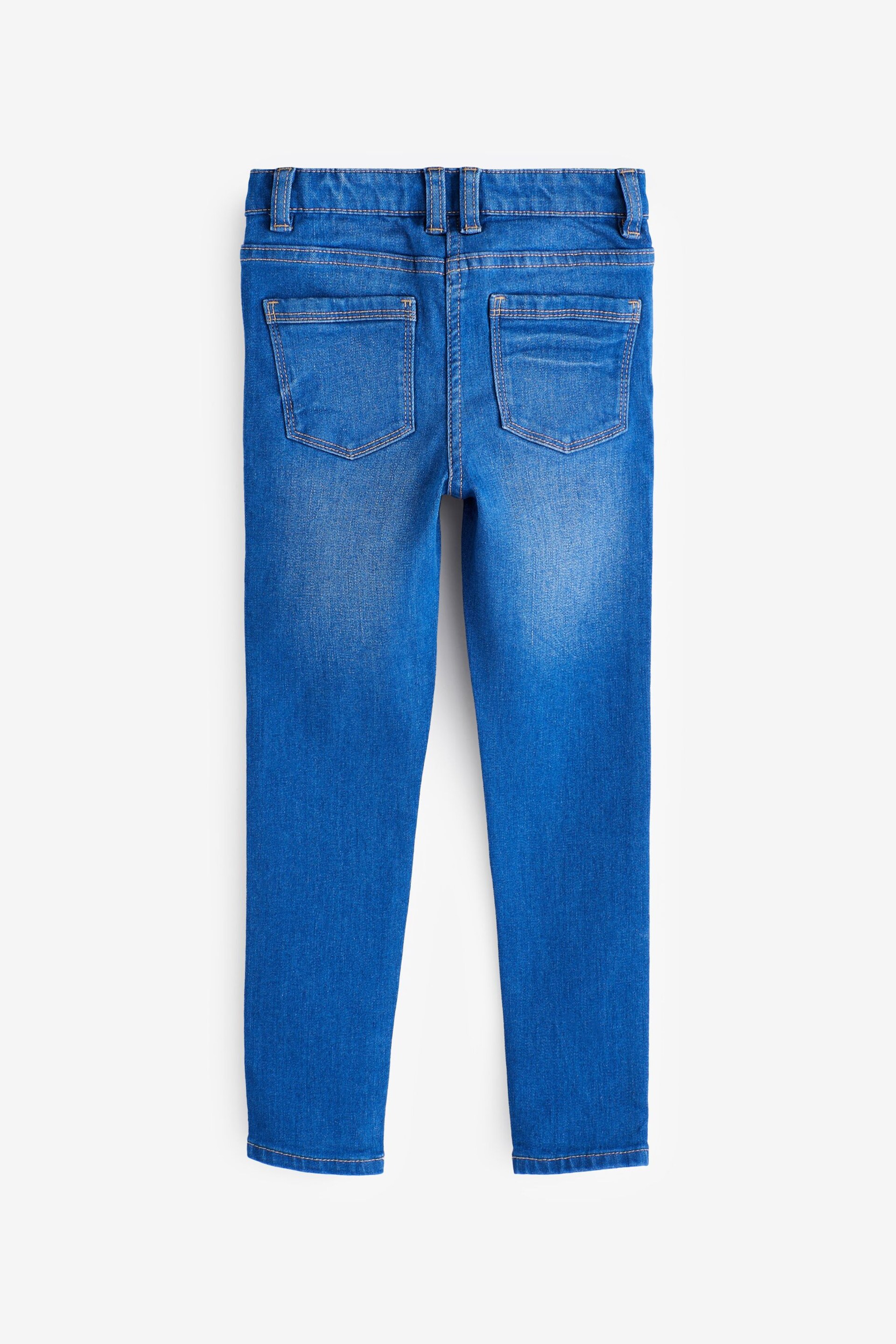 Bright Blue Slim Fit Skinny Jeans (3-16yrs) - Image 2 of 2