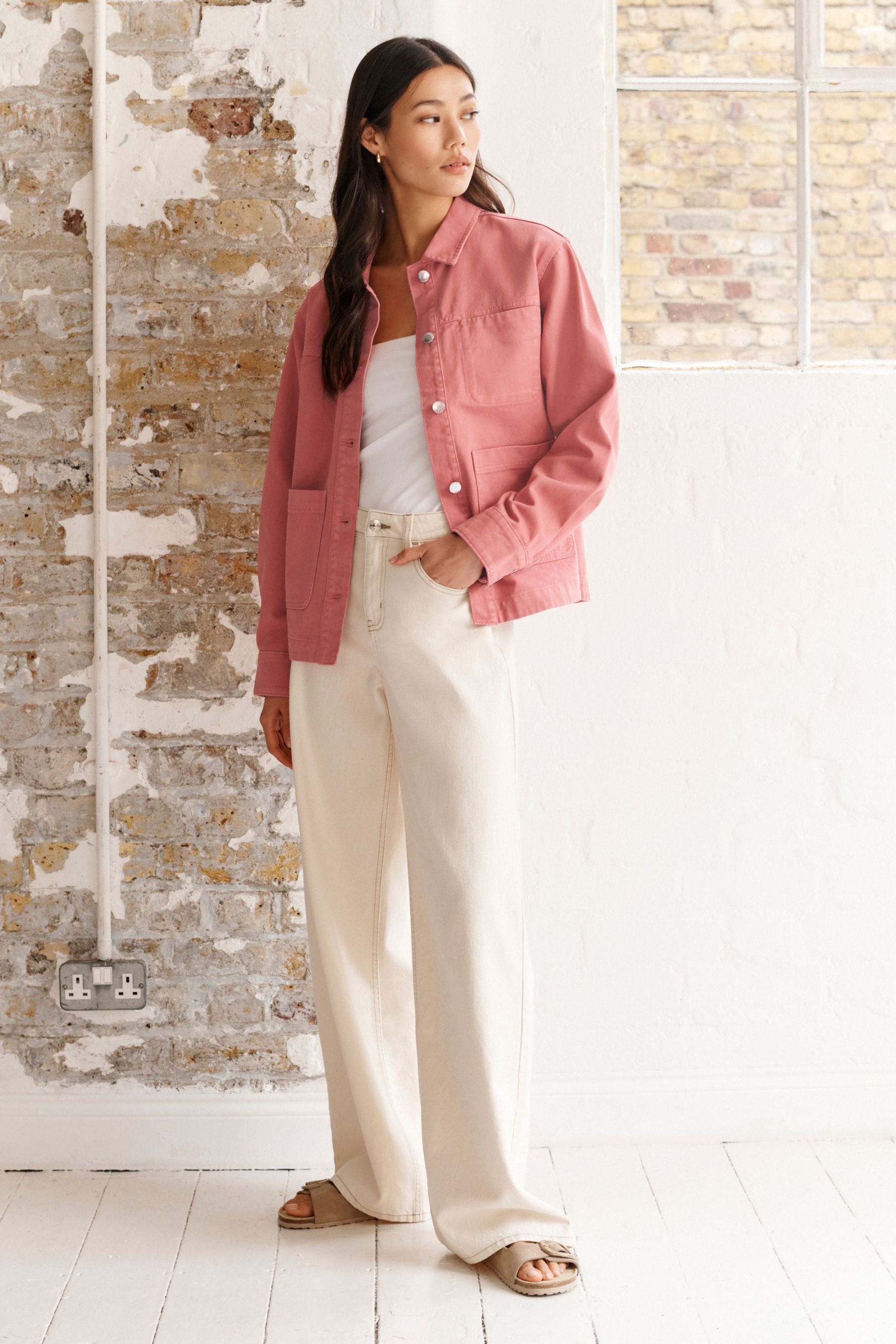 Next pink jacket sales
