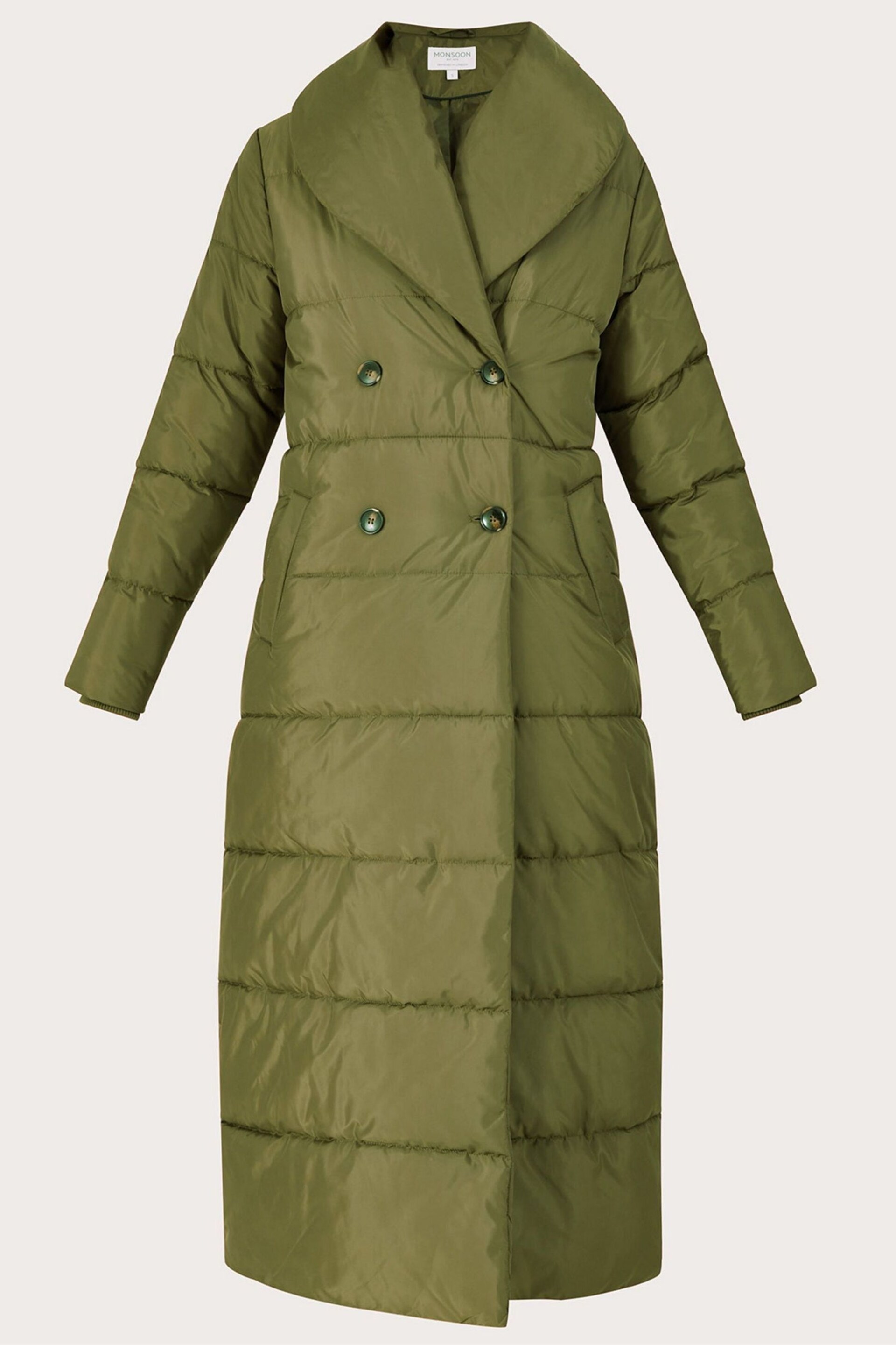 Monsoon Green Shona Shaw Coat - Image 4 of 4