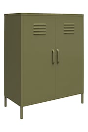 Dorel Home Olive Green Europe Bradford 2 Door Metal Storage Cabinet - Image 4 of 4