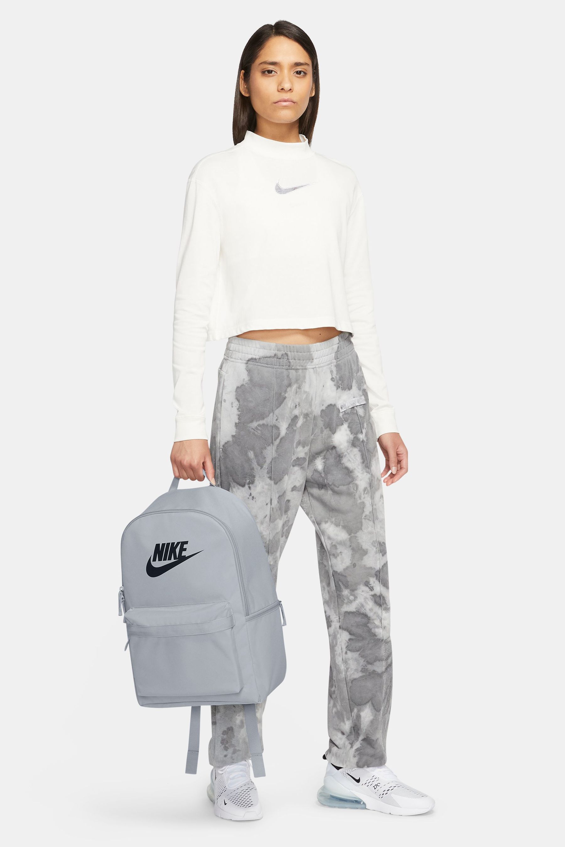 Buy Nike Light Grey Heritage Backpack from Next Luxembourg