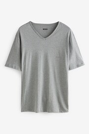 BOSS Black Classic V-Neck T-Shirts 3 Pack - Image 4 of 9