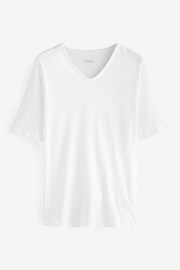 BOSS Black Classic V-Neck T-Shirts 3 Pack - Image 5 of 9