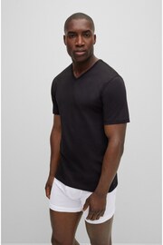 BOSS Black Classic V-Neck T-Shirts 3 Pack - Image 6 of 9
