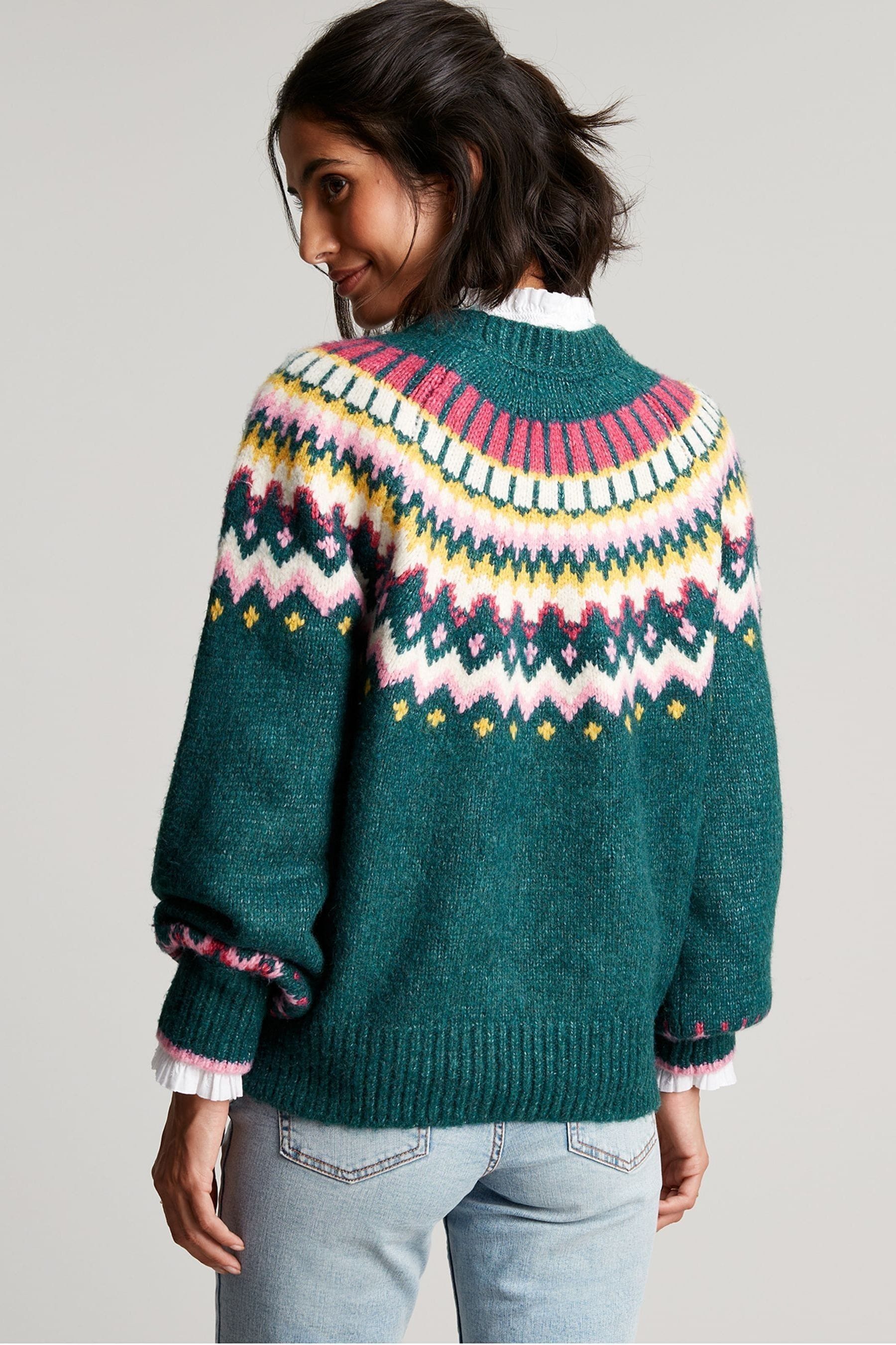 Joules green jumper online