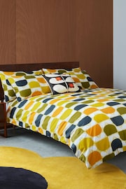 Orla Kiely Yellow Block Stem Duvet Cover And Pillowcase Set - Image 2 of 4