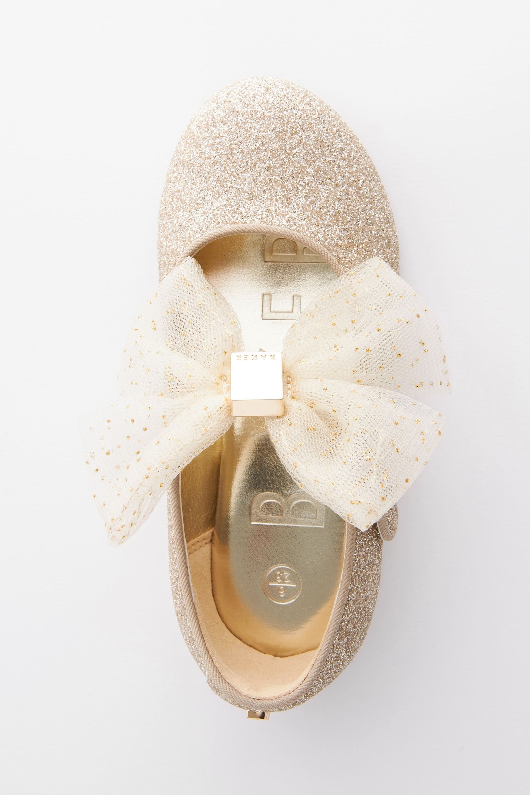 Buy Baker by Ted Baker Girls Glitter Mary Jane Shoes with Bow from Next Canada
