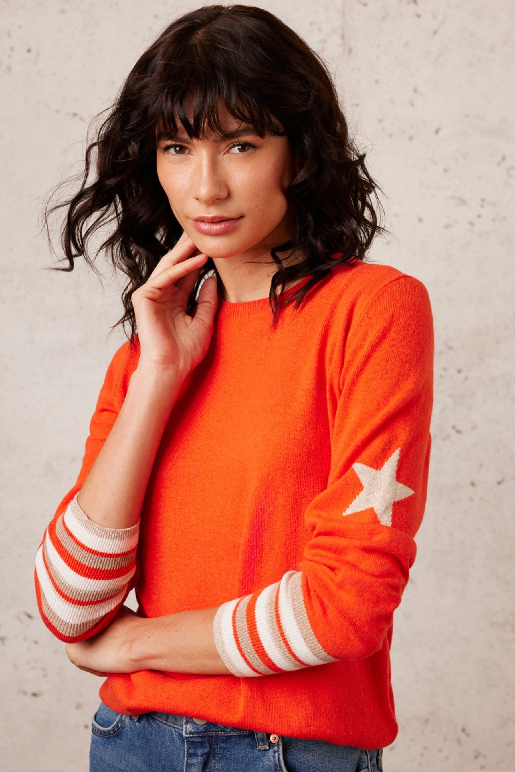Mint velvet red star jumper store