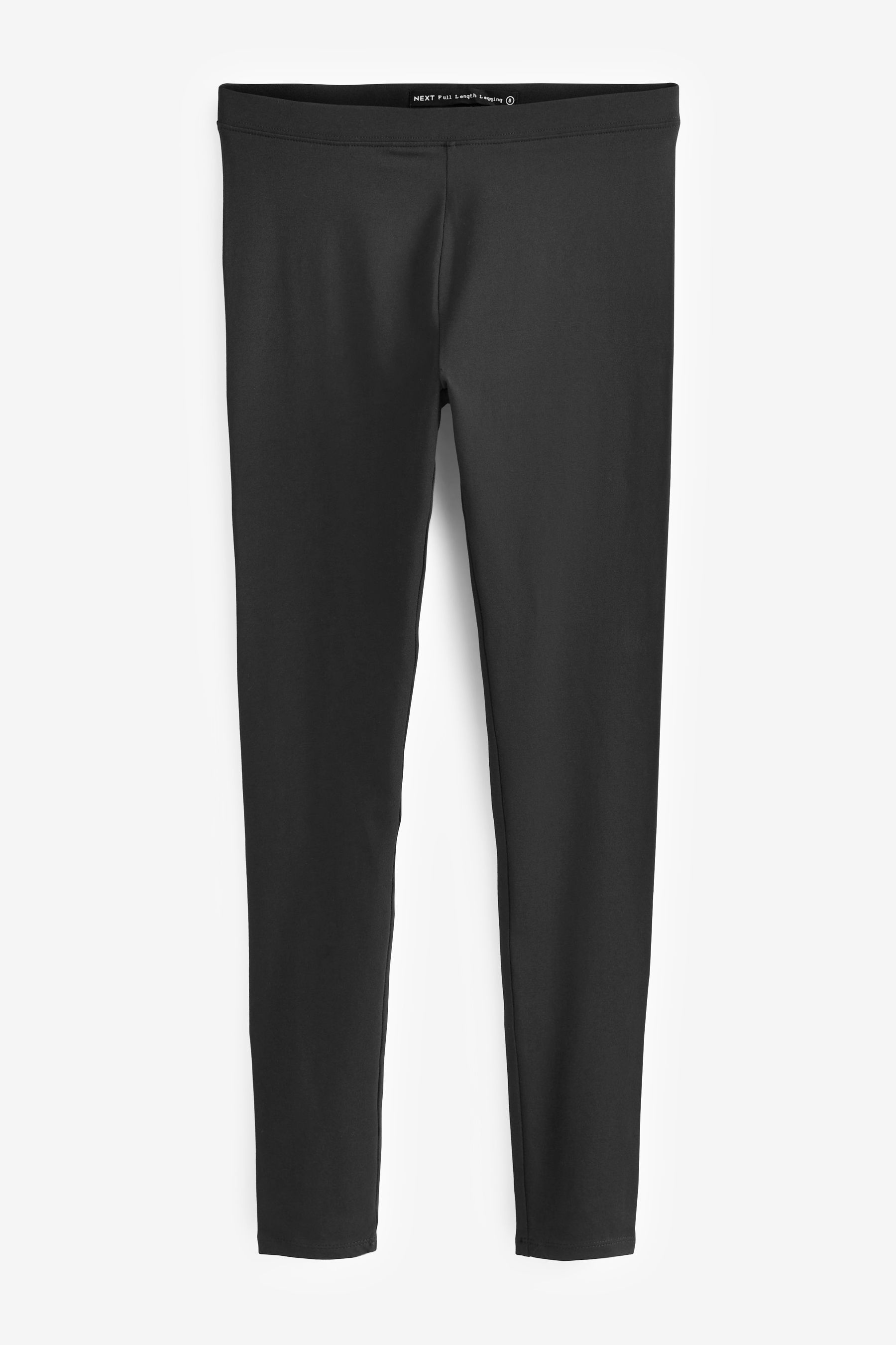 Black High Waist Cotton Leggings