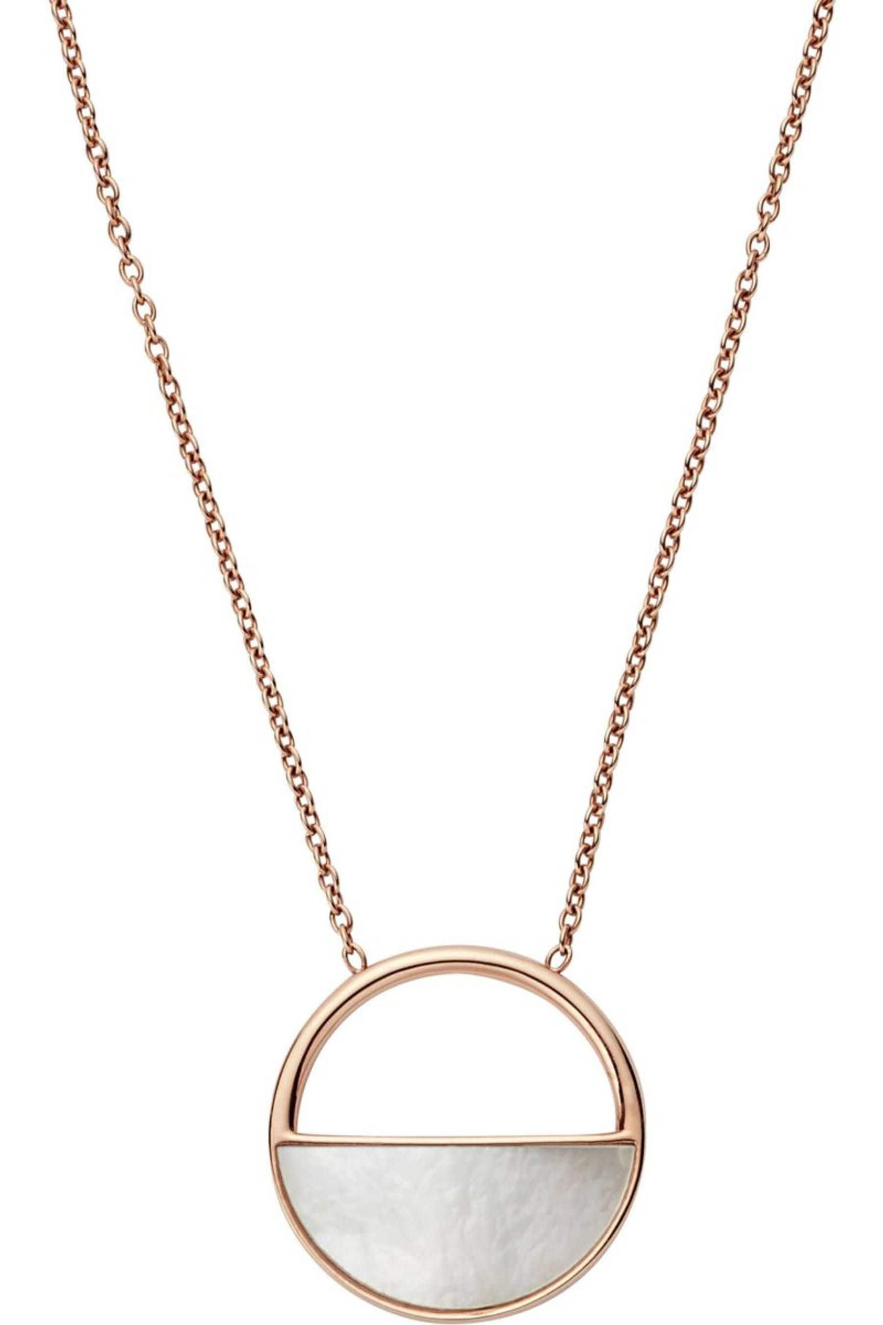 Buy Skagen Ladies Pink Elin Mother Of Pearl Necklace from the Next UK online shop