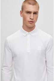 BOSS White Chrome Passerby Polo Shirt - Image 4 of 5