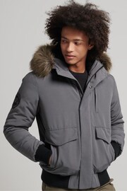 Superdry Grey Everest Bomber Jacket - Image 1 of 5