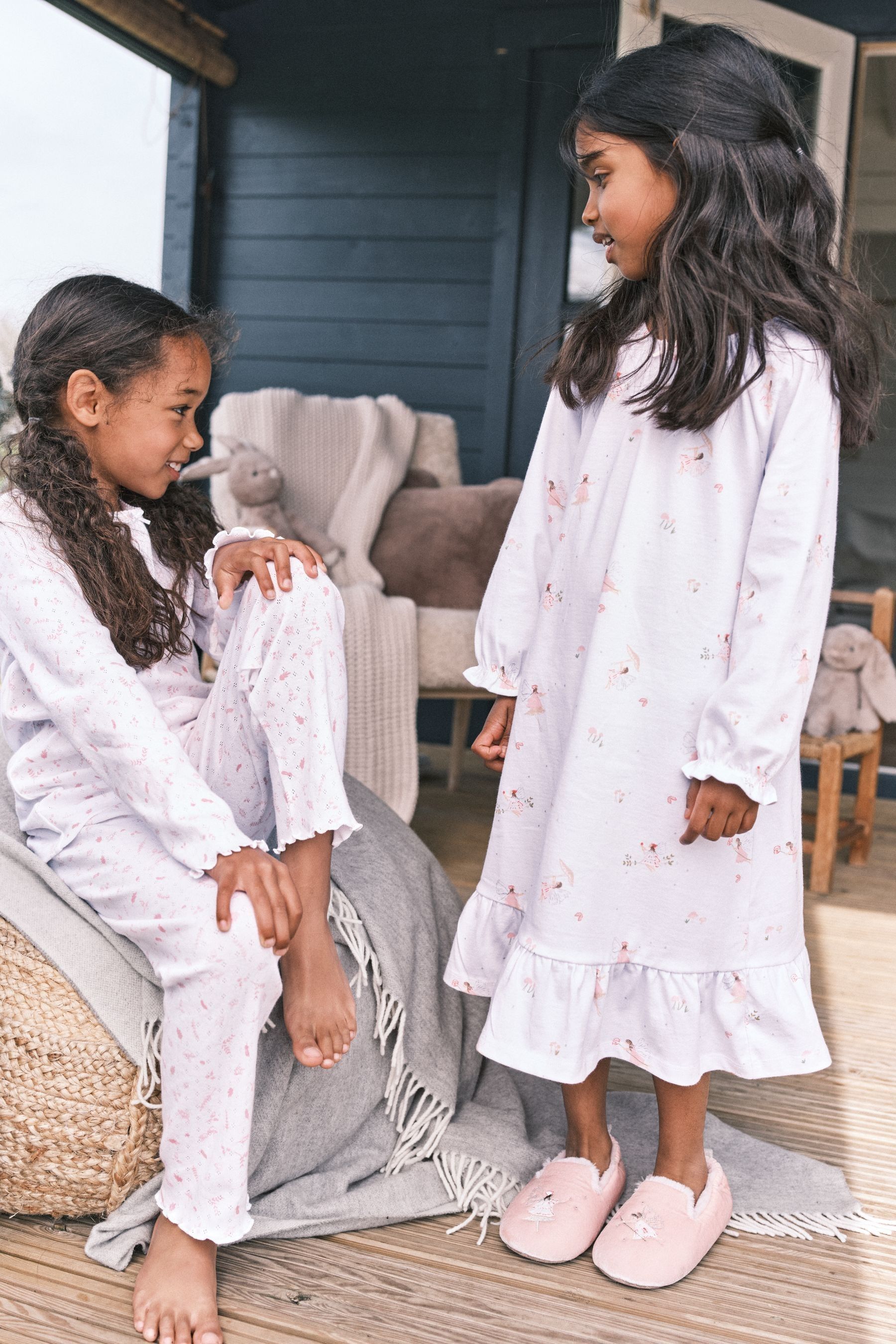 Buy The White Company Pink Fairy Slippers from the Next UK online shop