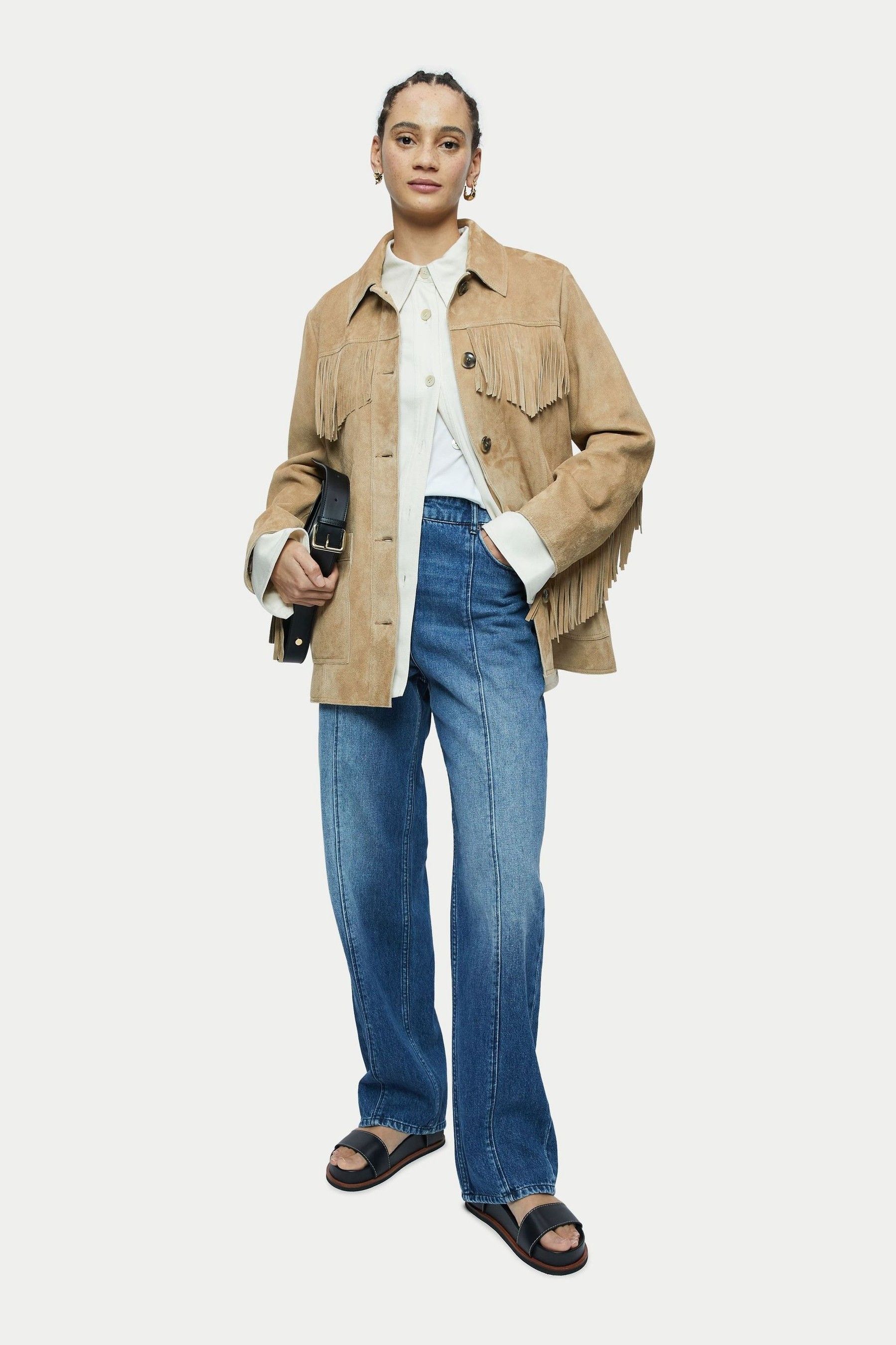 Jigsaw suede jacket store
