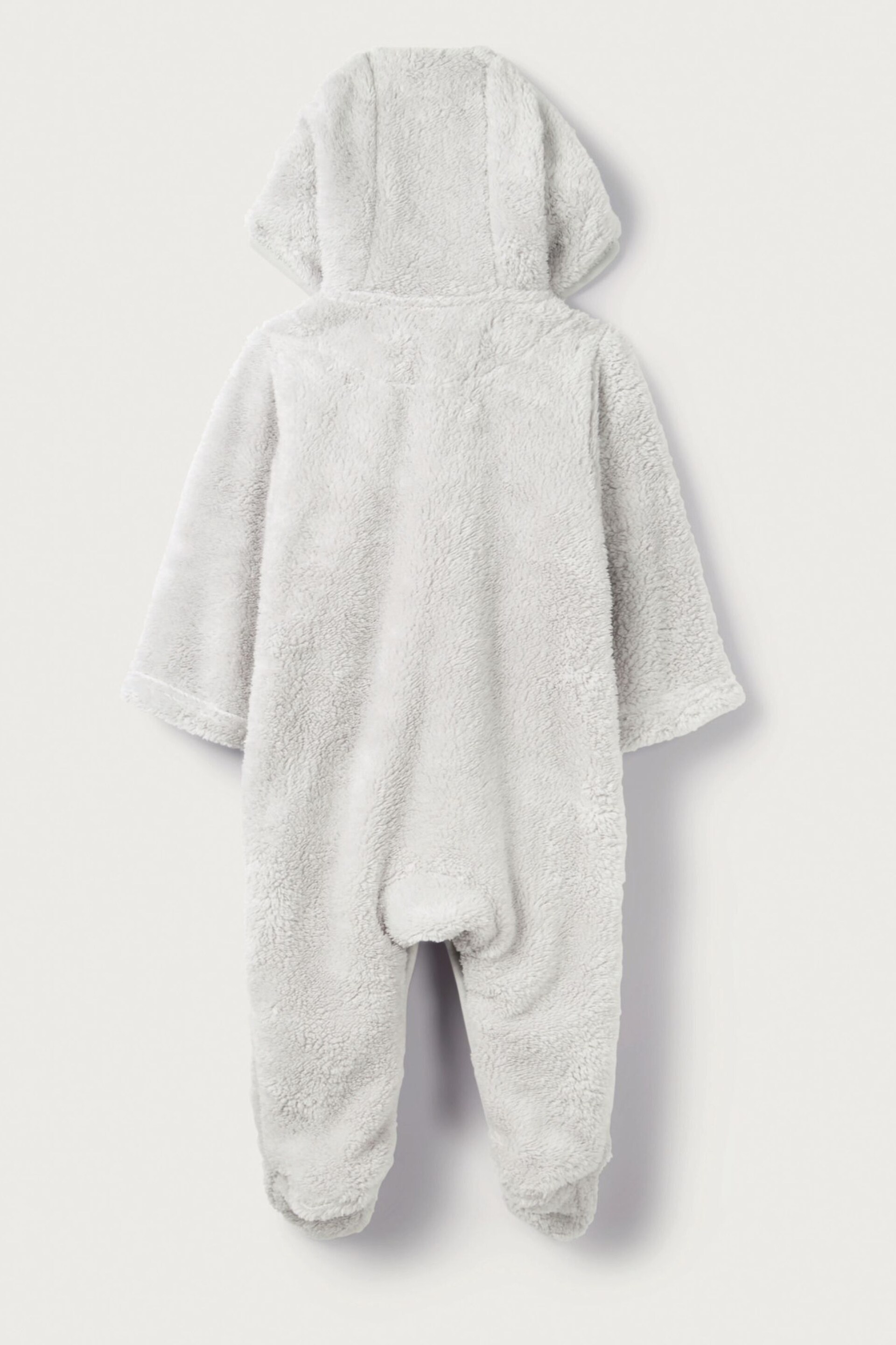 The White Company Teddy Bear Fleece Toddler Pramsuit - Image 3 of 4