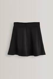Black Pull-On Skort with Jersey Stretch (3-17yrs) - Image 5 of 7