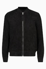 AllSaints Black Ronan Bomber Jacket - Image 6 of 6