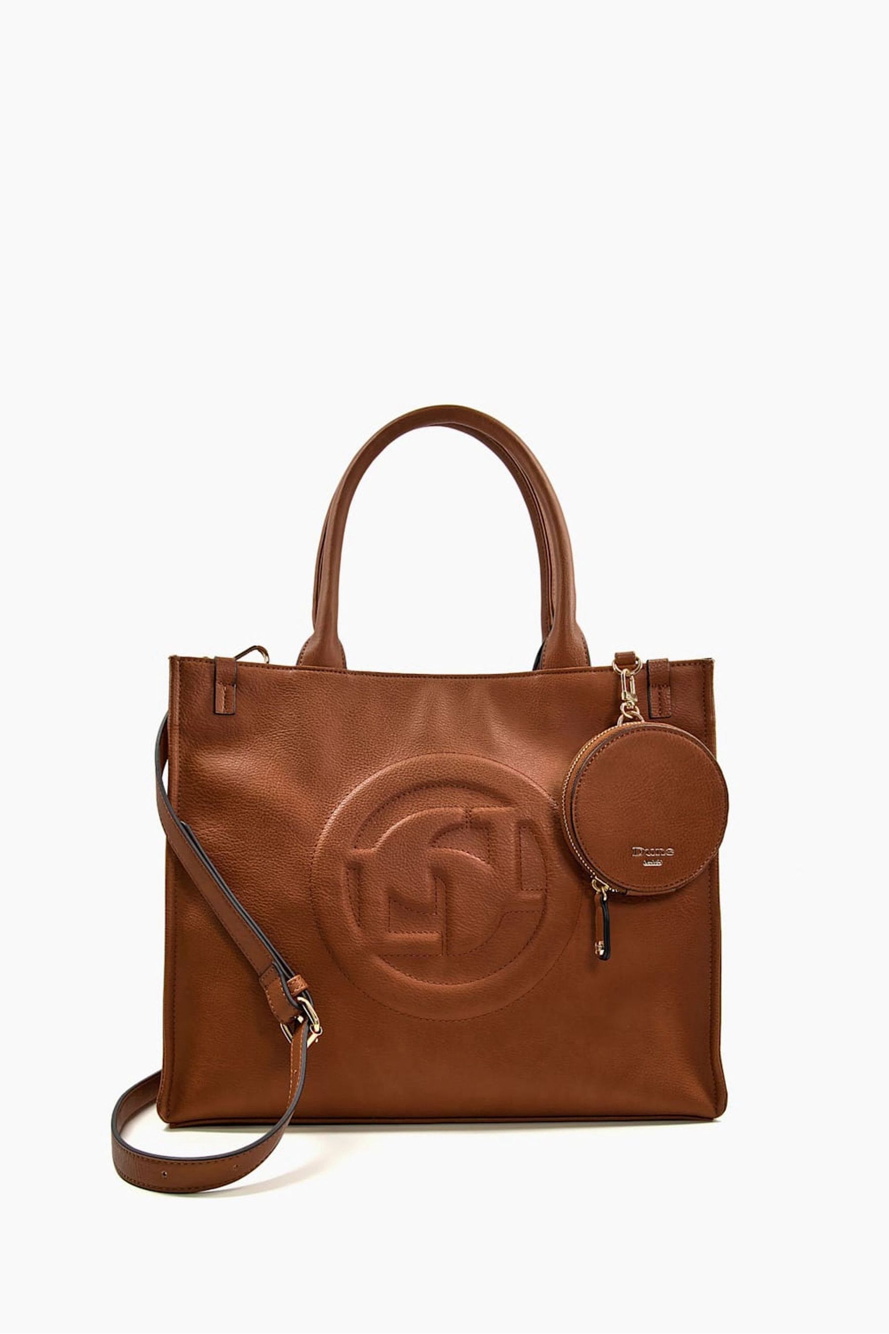 Buy Dune London Brown Large Monogram Dexter Bag from Next Ireland