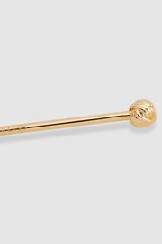 Reiss Gold Callum Knot Tie Bar - Image 4 of 4