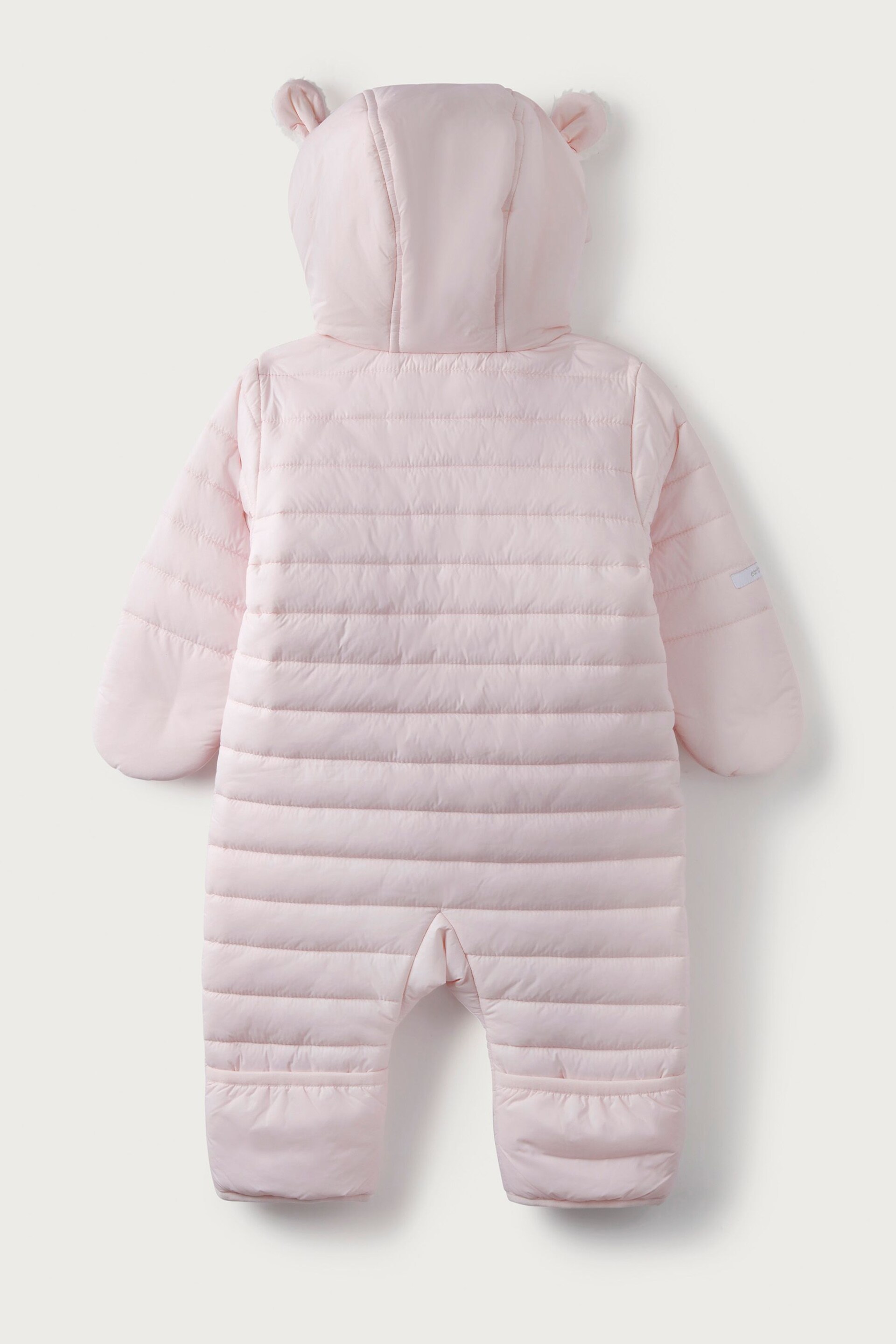 The White Company Bear Ears Quilted Toddler Pramsuit - Image 2 of 3