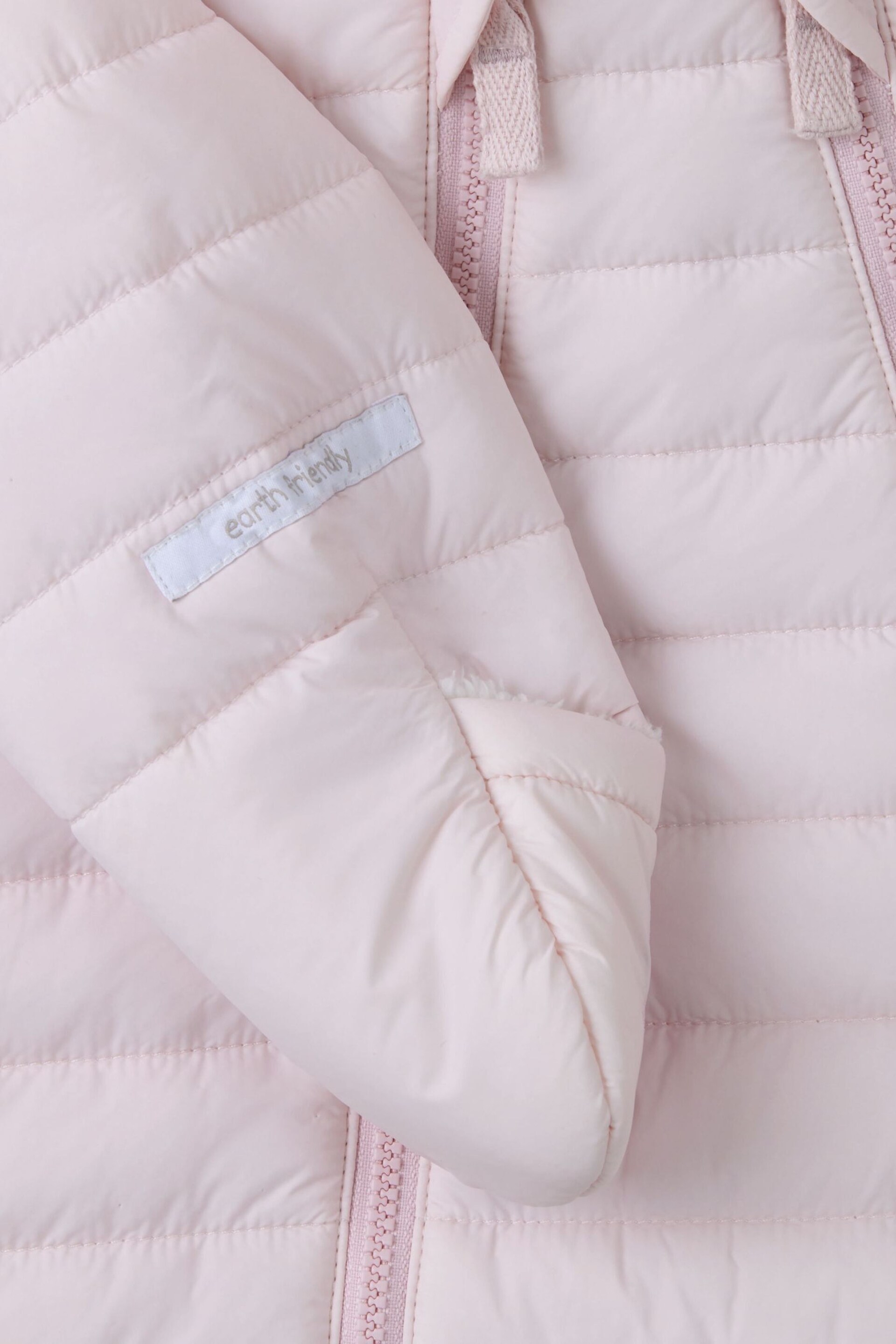 The White Company Bear Ears Quilted Toddler Pramsuit - Image 3 of 3