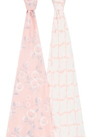 aden + anais essentials Silky Soft Muslin Blankets 2 Pack Stencil - Image 2 of 8