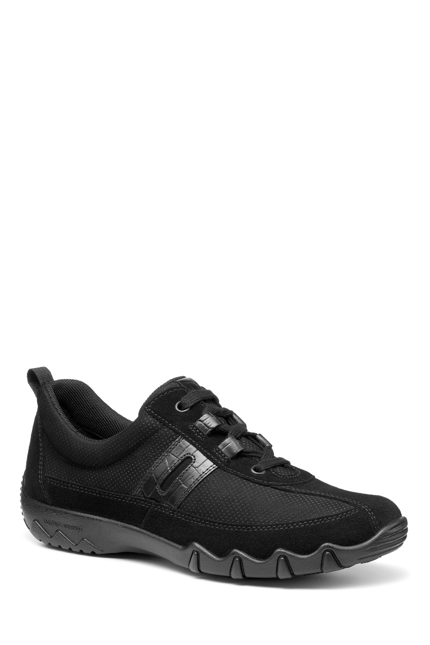 Buy Hotter Black Extra Wide Fit Leanne II Lace Up Trainers from the Next UK online shop