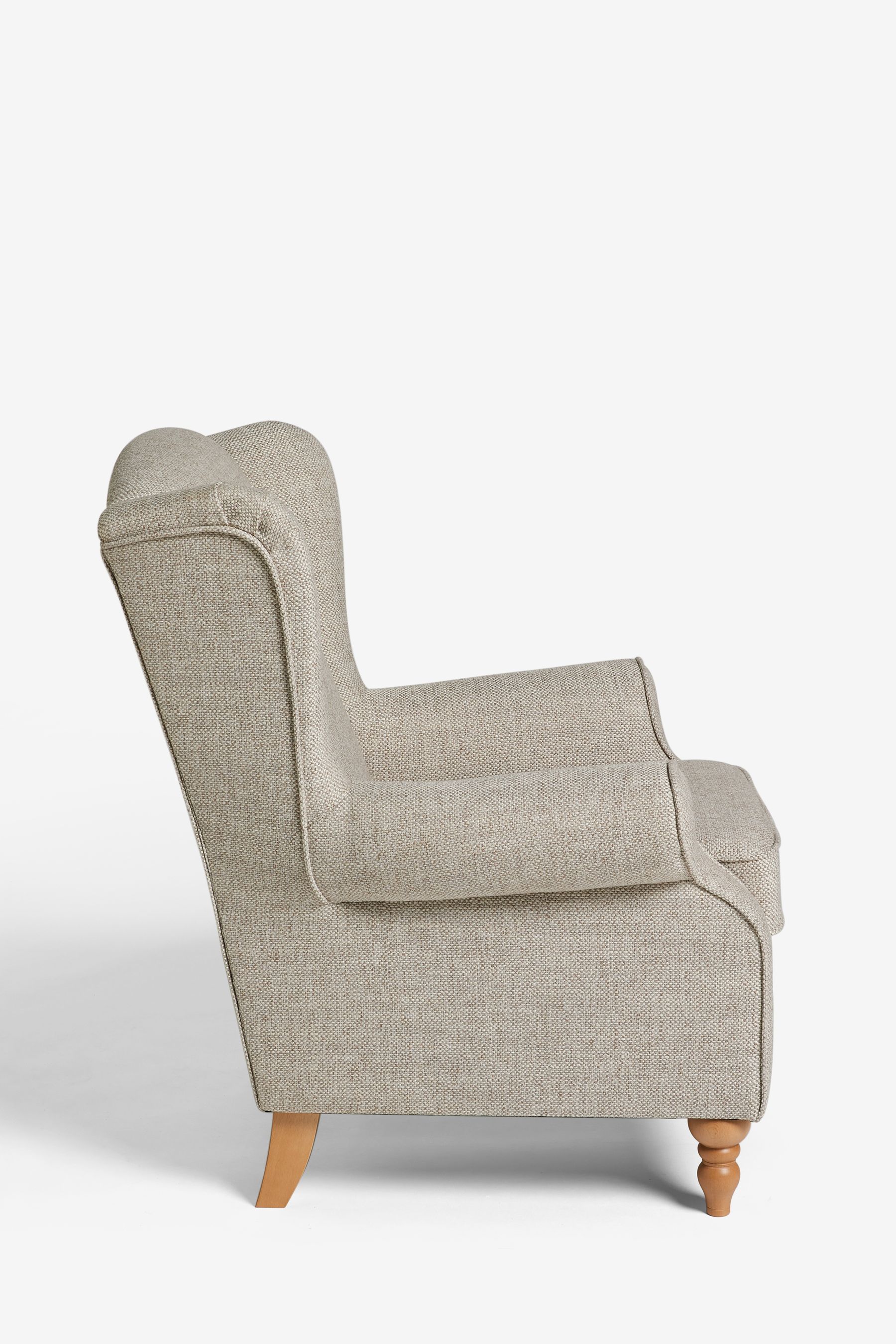 Buy Chunky Weave Mid Natural Sherlock Highback Armchair from the Next UK online shop