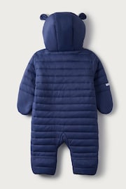 The White Company Bear Ears Quilted Toddler Pramsuit - Image 2 of 3
