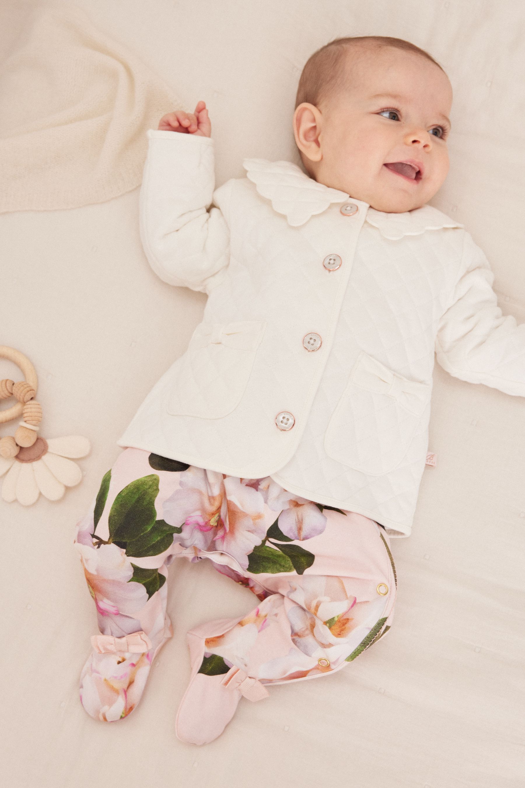 Ted baker pink quilted jacket sales