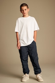 Navy Lined Cargo Trousers (3-16yrs) - Image 2 of 8