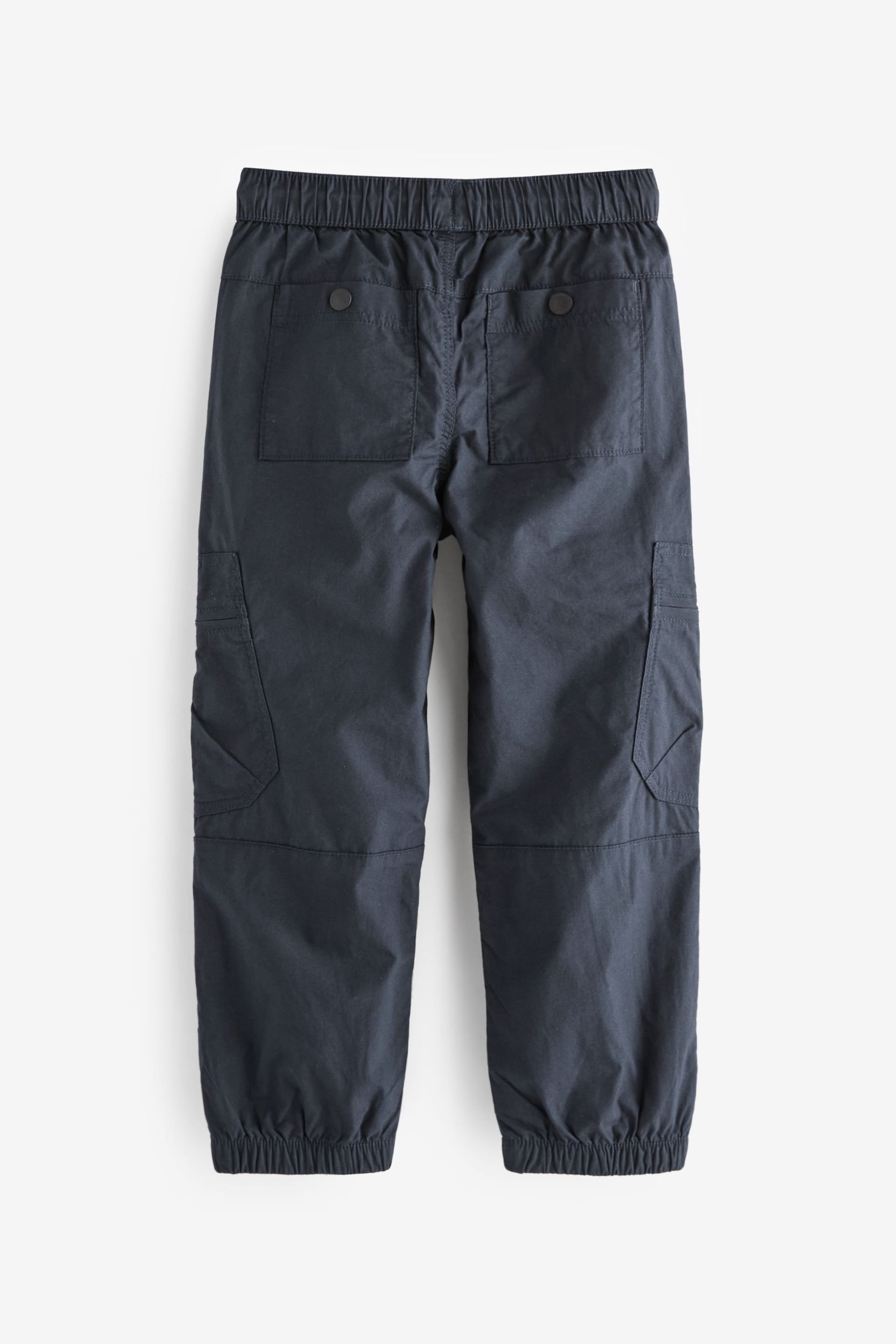 Navy Lined Cargo Trousers (3-16yrs) - Image 7 of 8