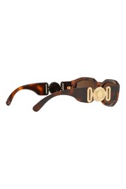 Versace Brown Medusa Biggie Sunglasses - Image 8 of 12