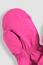 JoJo Maman Bébé Fuchsia Waterproof Fleece Lined Mittens - Image 3 of 3