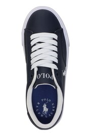 Polo Ralph Lauren Blue Theron V Laced Logo Trainers - Image 3 of 4