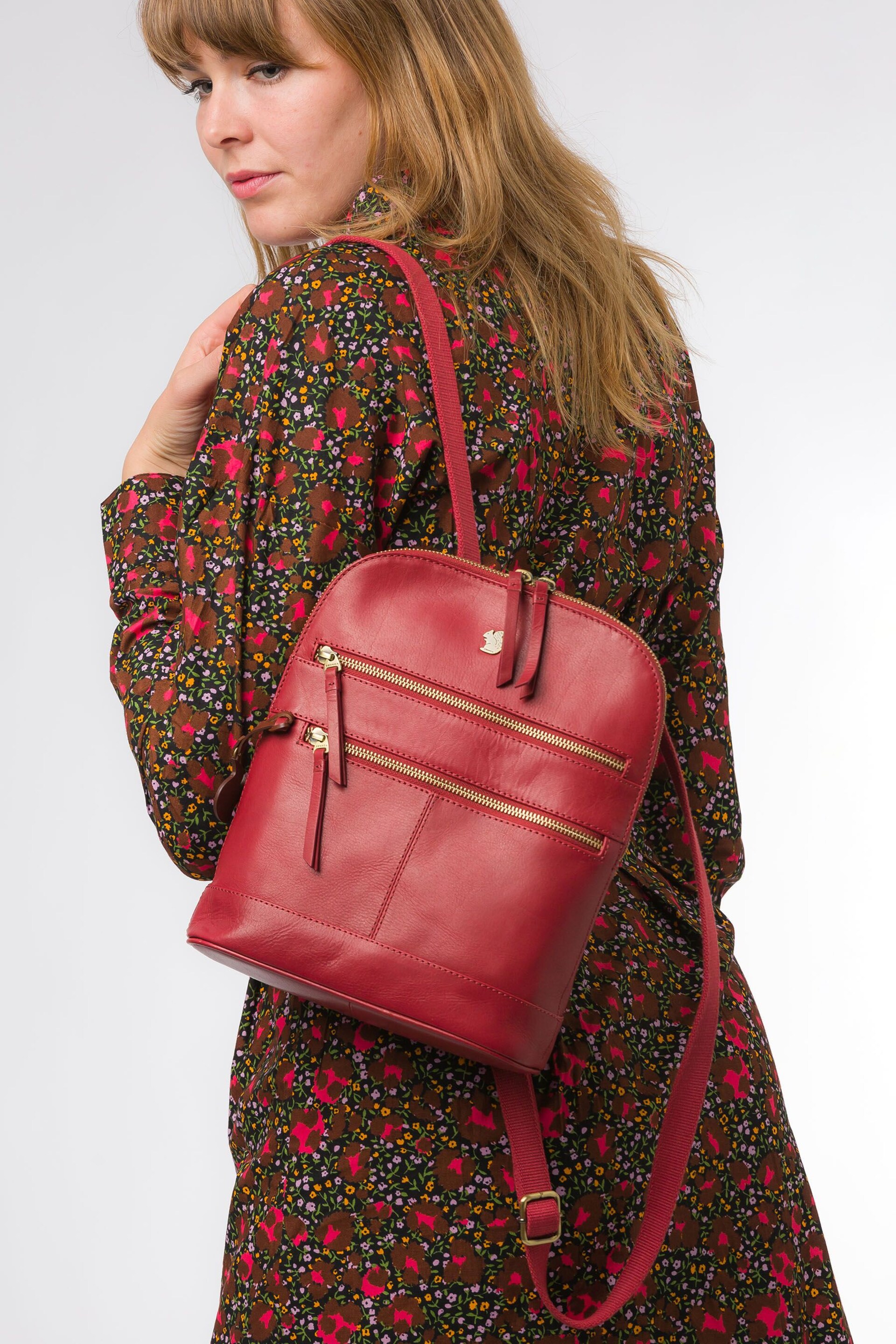 Conkca Francisca Leather Backpack - Image 1 of 5