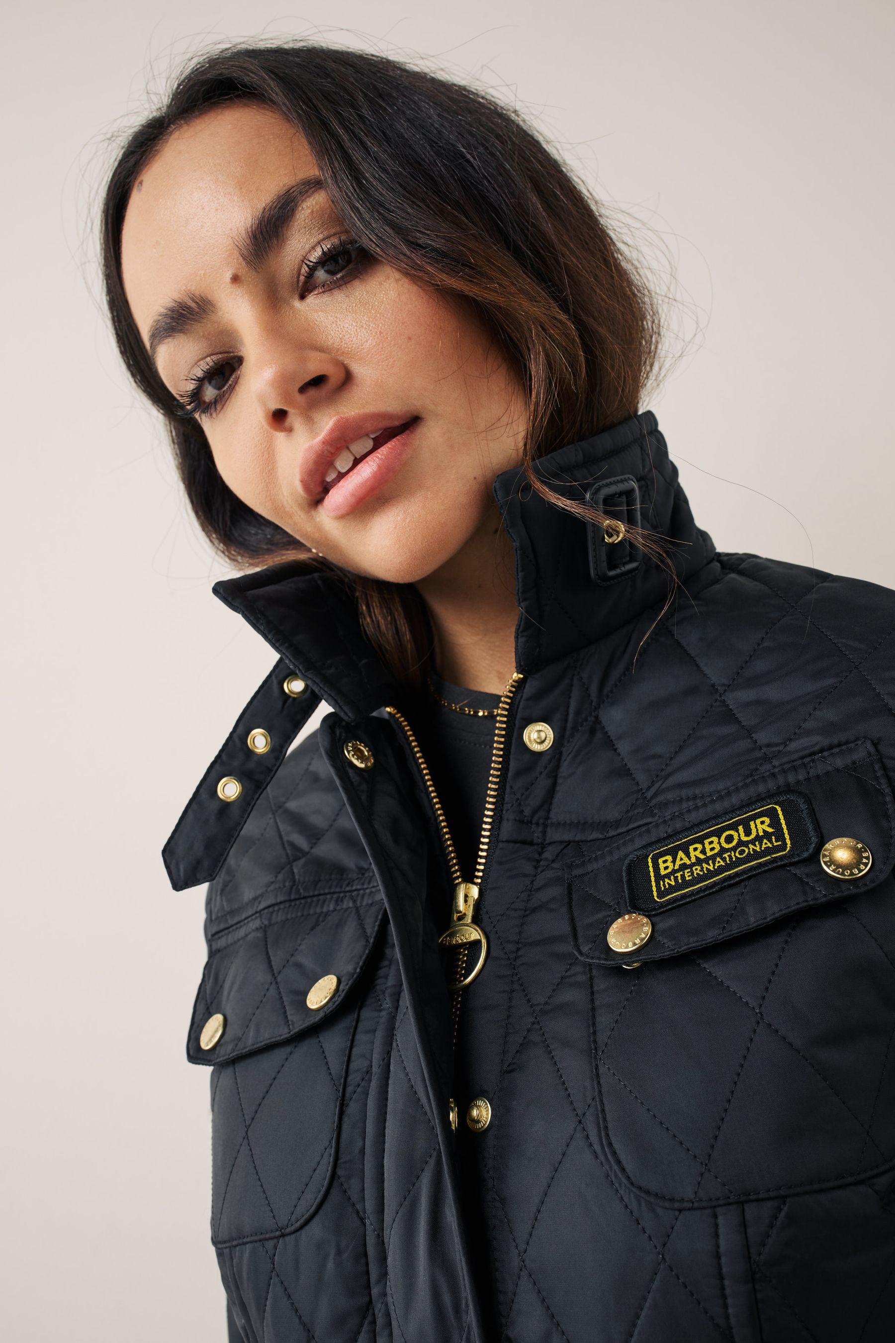 Barbour international steppjacke shop