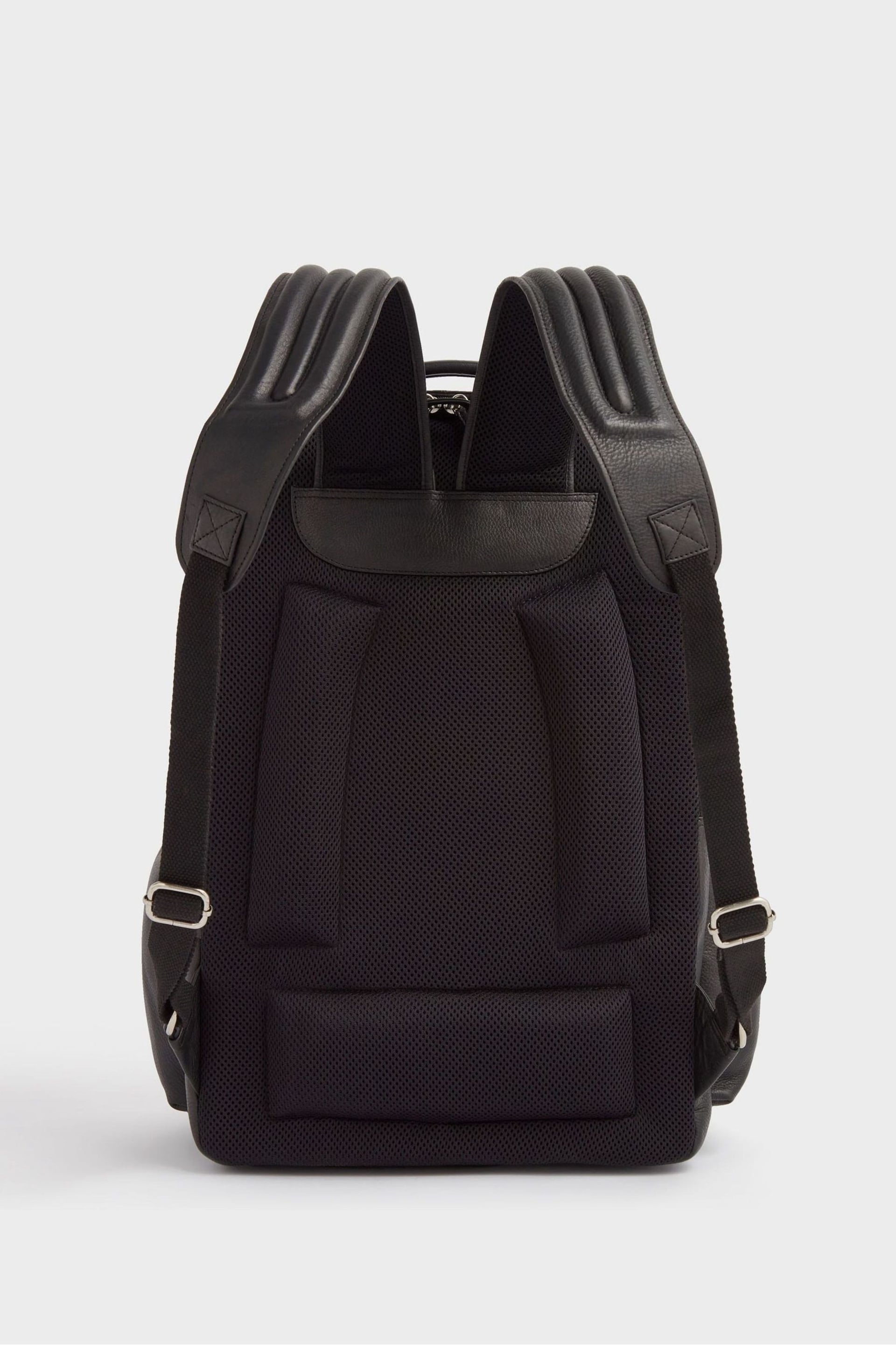 OSPREY LONDON The Lockton Black Leather Backpack - Image 2 of 4