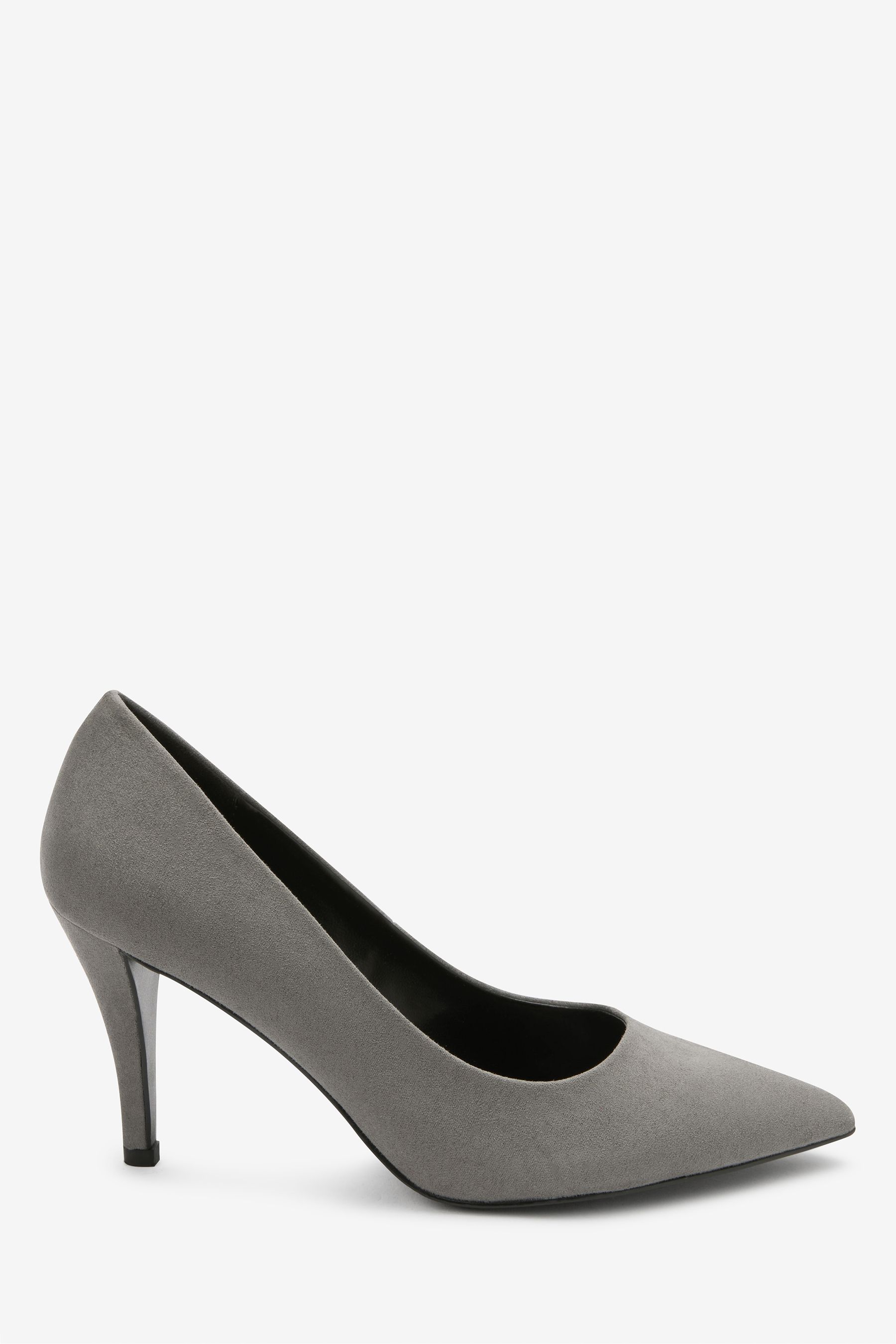 Grey mid heel shoes uk online