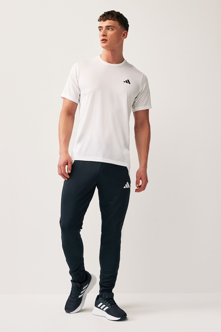 adidas White Train Essentials Training T-Shirt - Image 6 of 10