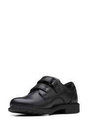 Clarks Black Multi Fit Leather Scala Pace Shoes - Image 4 of 7