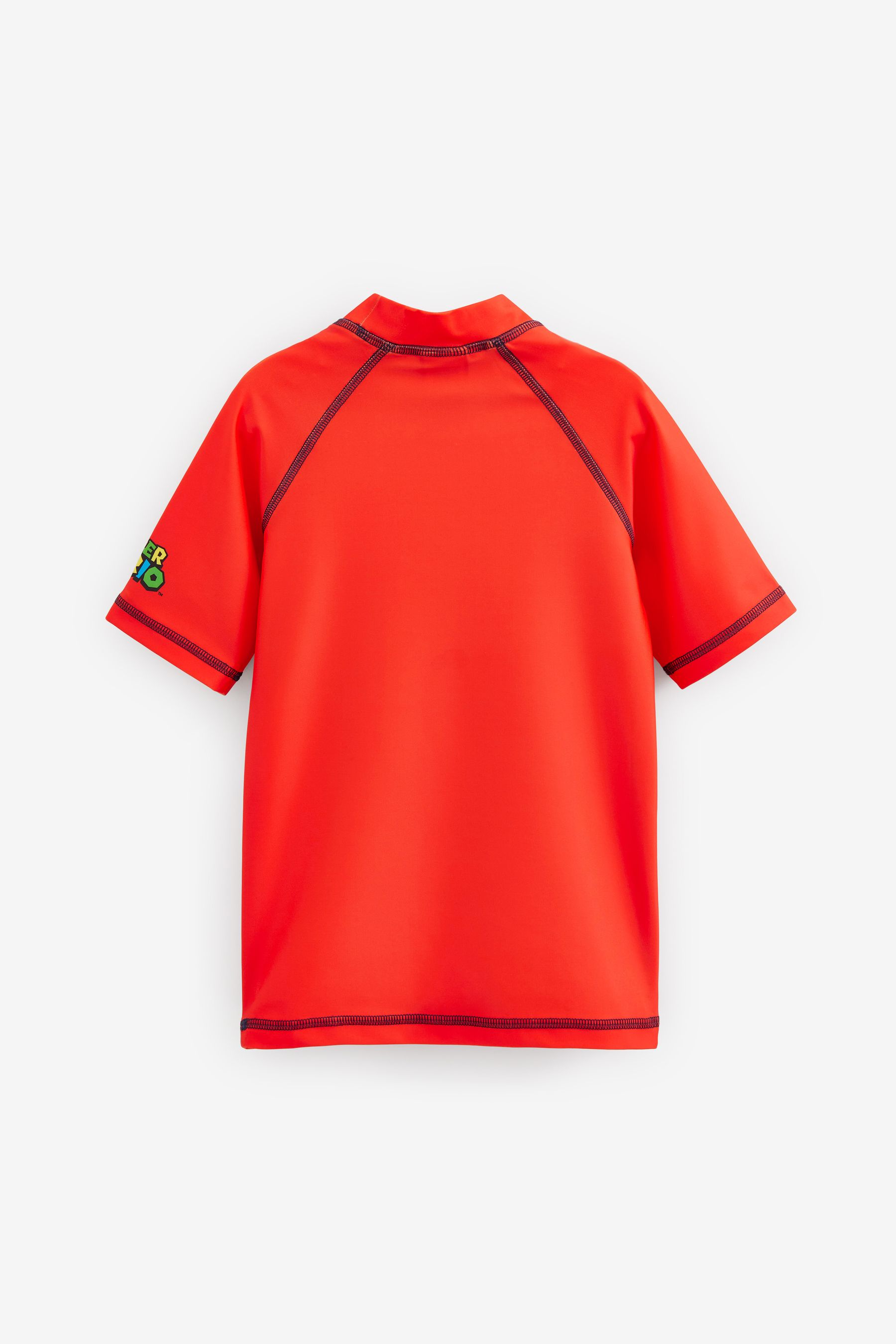 Boys red rash vest store